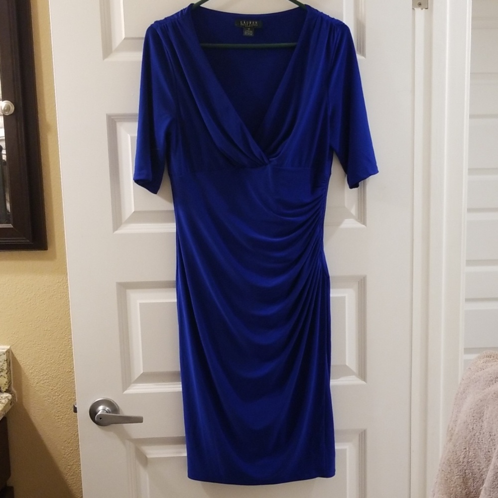 False wrap dress